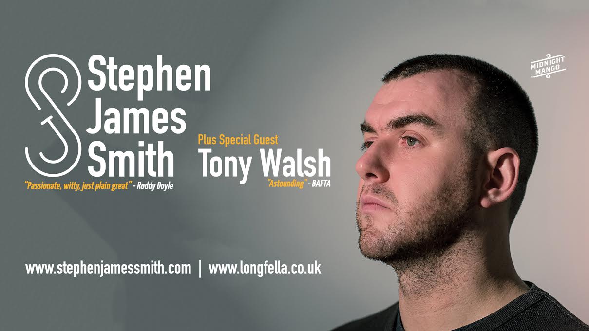 Poet Stephen James Smith brings his tour to Limerick