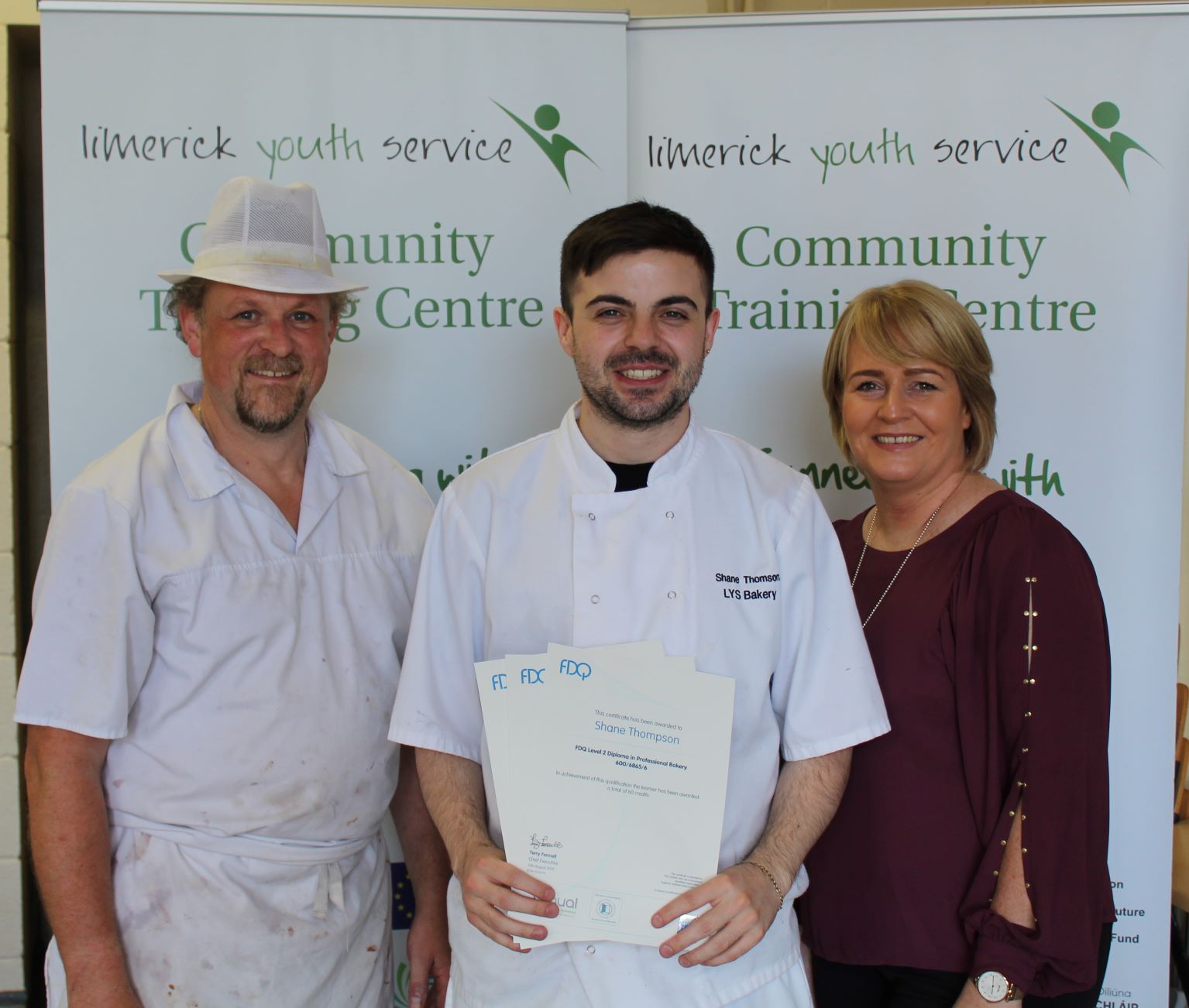 Limerick Youth Service Trainee Bakers