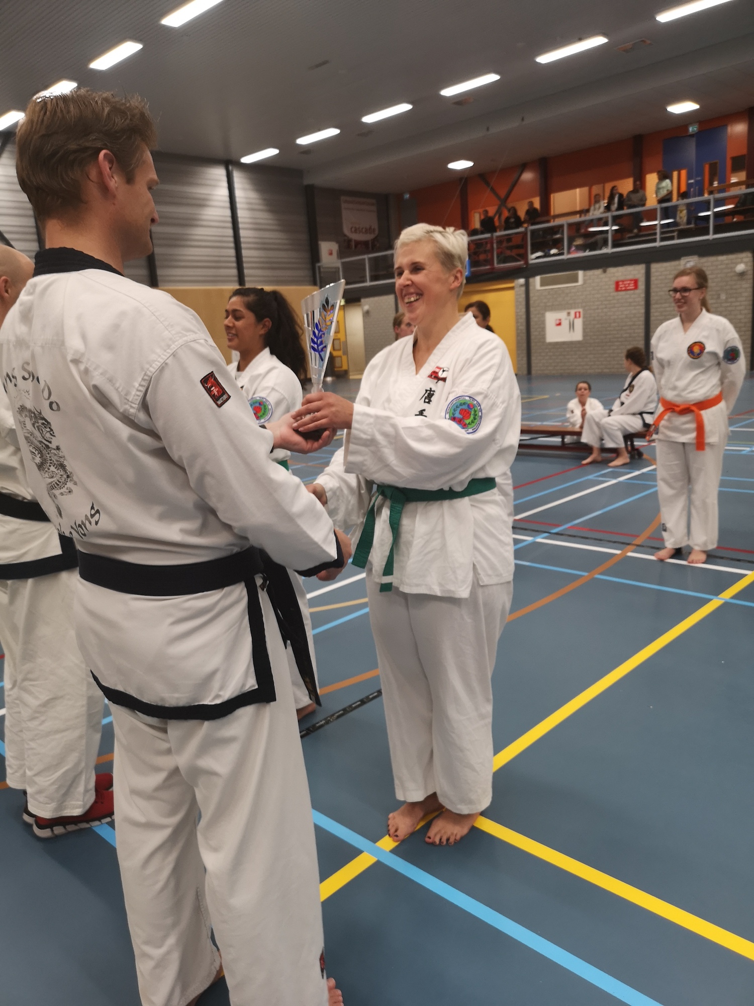 Karate mom Dace Irbe