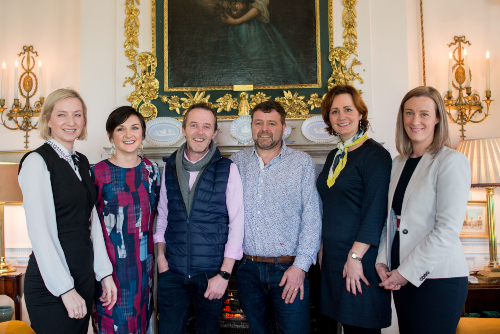 West Limerick Food Destination Group at Glin Castle at the commencement of the West Limerick Food Destination Programme.