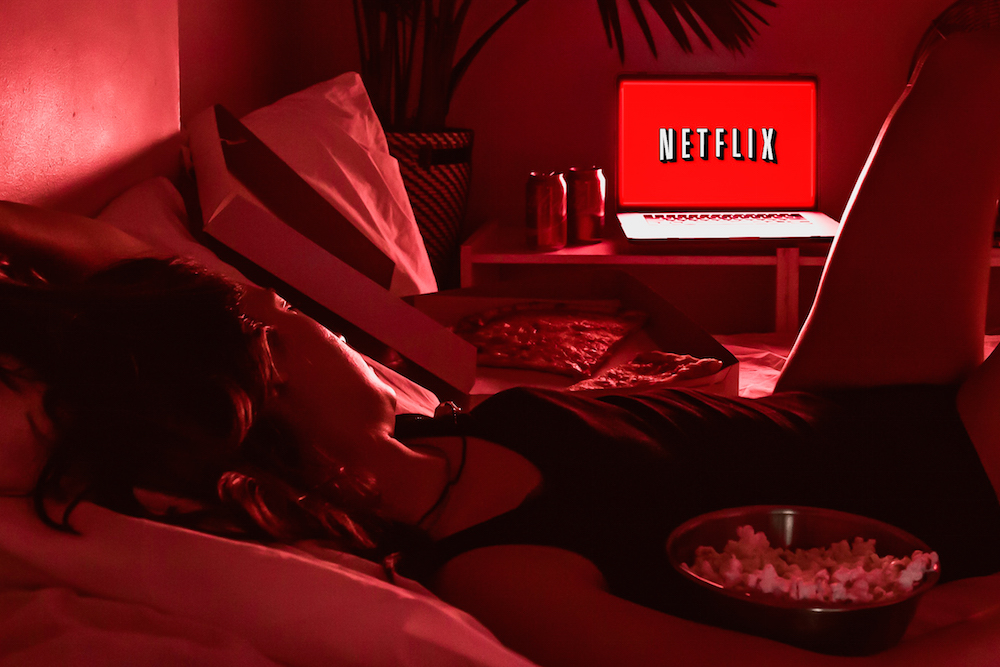 Netflix while social distancing