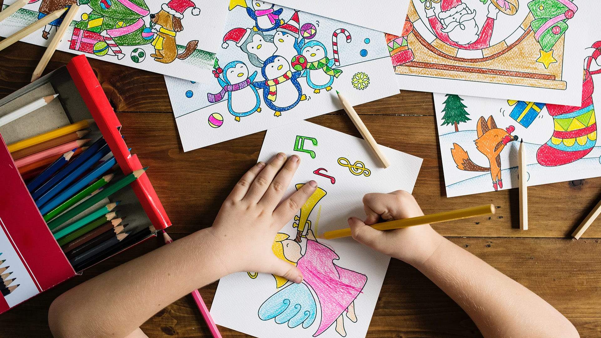 St Munchins colouring competition