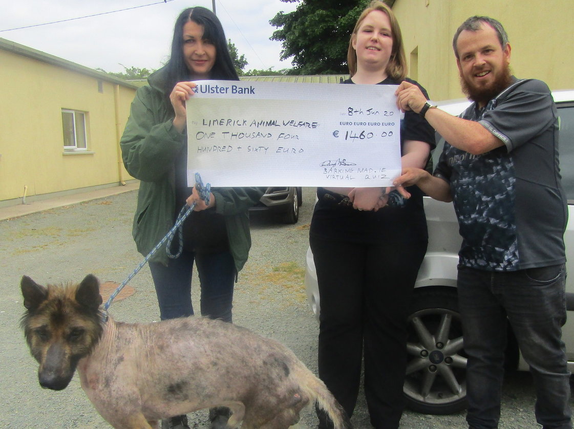 raises €1,460 for Limerick Animal Welfare raises €1,460 for Limerick Animal Welfare