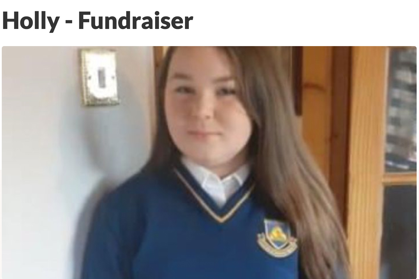 Holly McGrath GoFundMe Page Created To Help Family Of Injured Girl holly-mcgrath-gofundme-page-created-to-help-family-of-injured-girl