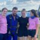 Kayla McGowan skydive- picture above are Ciara O Halloran, Ian McCloughney, Kyla McGowan and Emma Austin.