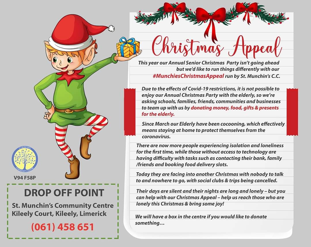 St Munchins Christmas Appeal