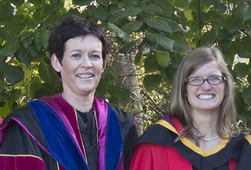 2020 Peter Holmes prize recipients Dr Leavy and Dr Hourigan pictured above