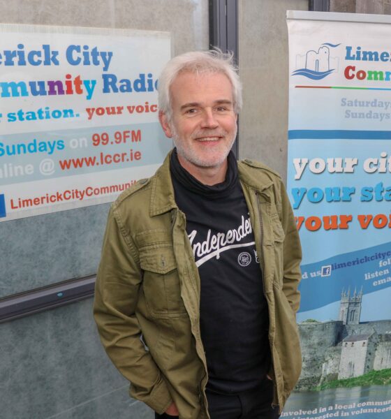 DJ Eric Fitzgerald pictured above at Limerick City Community Radio. Picture: Dylan Frawley/ilovelimerick