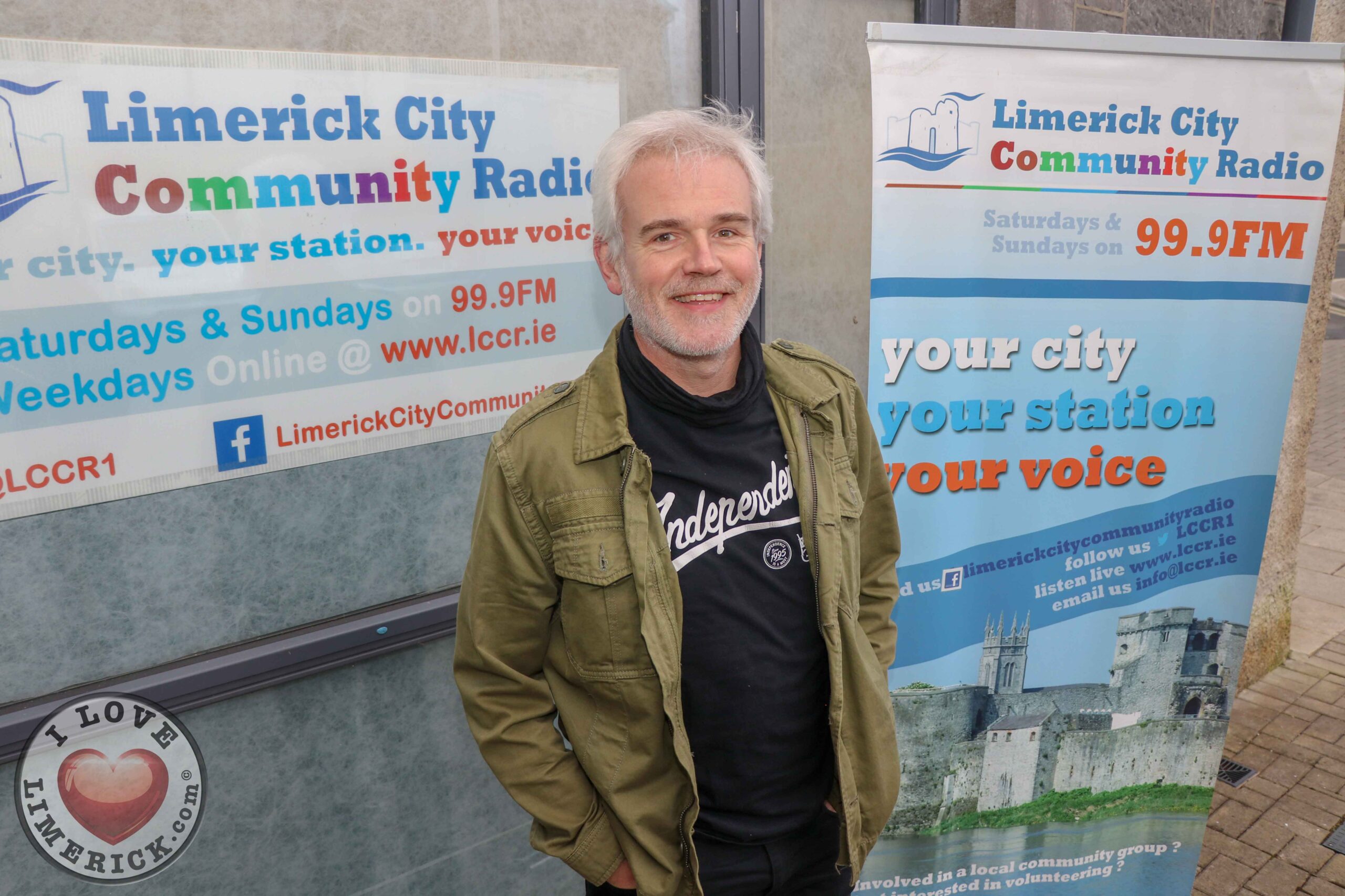 DJ Eric Fitzgerald pictured above at Limerick City Community Radio. Picture: Dylan Frawley/ilovelimerick