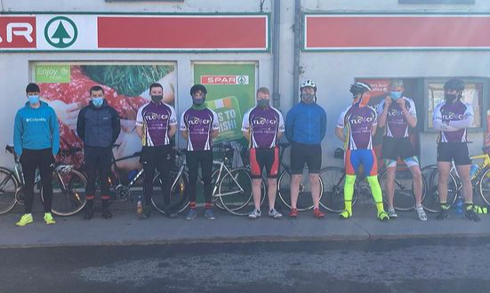 The rest of the group will cycle the length of the country for 670km from Mizen Head to Malin Head in memory of their best friend Cathal Scanlon