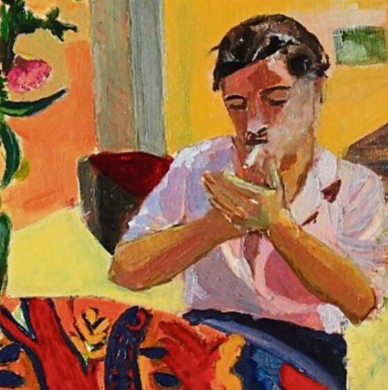 Hunt Museum LSAD Painting project Postcards from the Edge takes place Monday, April 19. Pictured above is LSAD student Grace Wallis artwork titled ‘After Dinner’