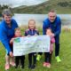 Ryan Family Fundraises - Ryan family pictured above with Brendan and Terry Ring, Co-Founders Cliona's Foundation.