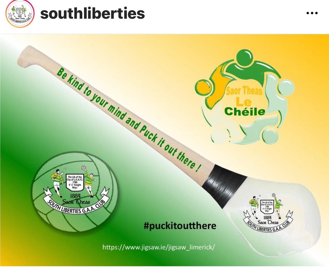 South Liberties GAA Club are asking people to walk/run/cycle 5k and donate over the May Bank Holiday