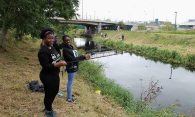 Youth Work Ireland Week 2021 - Young people enjoying a spot of fishing with Limerick Youth Service in 2019.