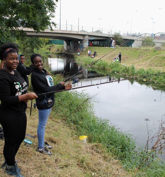 Youth Work Ireland Week 2021 - Young people enjoying a spot of fishing with Limerick Youth Service in 2019.