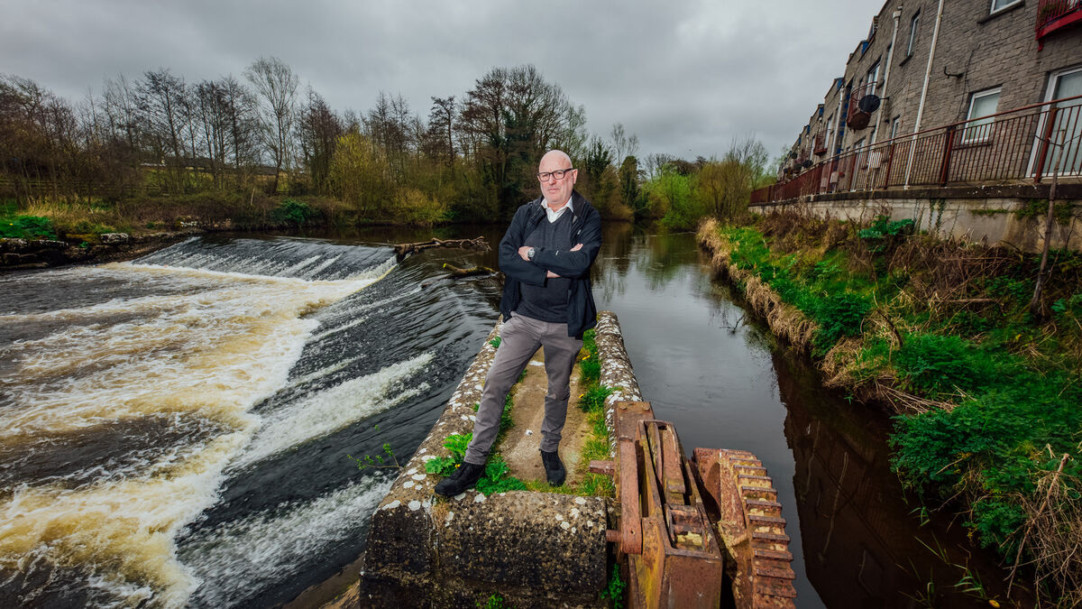 Annacotty Weir - Annacotty Weir - Dr William O'Connor started a petition to remove the Annacotty Weir on the River Mulkear, so lampreys can freely travel the river. Picture. Brian Arthur.