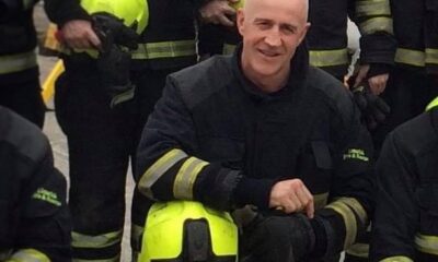 Des Fitzgerald pictured above is being honoured by his colleagues at Limerick Fire Rescue Fundraiser