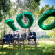 Investing in Children award - Third class pupils at Our Lady of Lourdes NS celebrating the 100th Investing in Children award. Picture: Keith Wiseman.