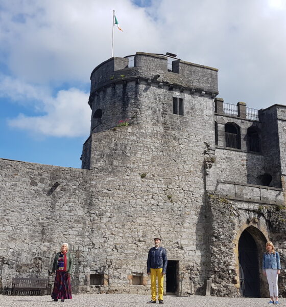 Limerick Sings 2021 - Members of Voices of Limerick Choir pictured above rehearsing at King Johns Castle.