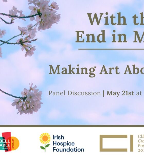 With the End in Mind – Making Art About Death is a Zoom panel discussion taking place on Friday, May 21st