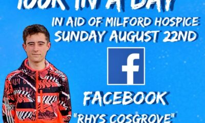 Rhys Cosgrove will be doing the challenge on August 22 for Milford Care Centre.
