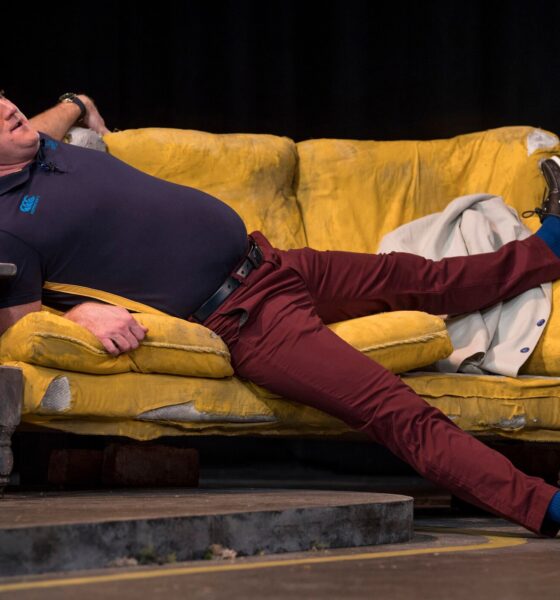 Ross O Carroll Kelly pictured above will be live on stage, for one night only with Postcards from The Ledge
