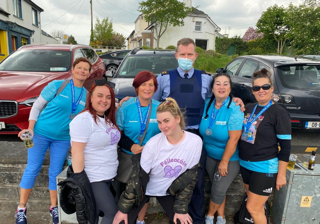 Brooklyn Colbert - family and friends took part in the Great Limerick Virtual Run on Saturday in loving memory of Brooklyn. Picture: Richard Lynch/ilovelimerick