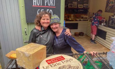 Maris Cheese Shop - Mari Hussey Murphy opened her shop nearly thirty years ago and has played a part in the rich history of the Milk Market. pictured above with musician and theatre practitioner Ann Blake. Picture: Richard Lynch/ilovelimerick
