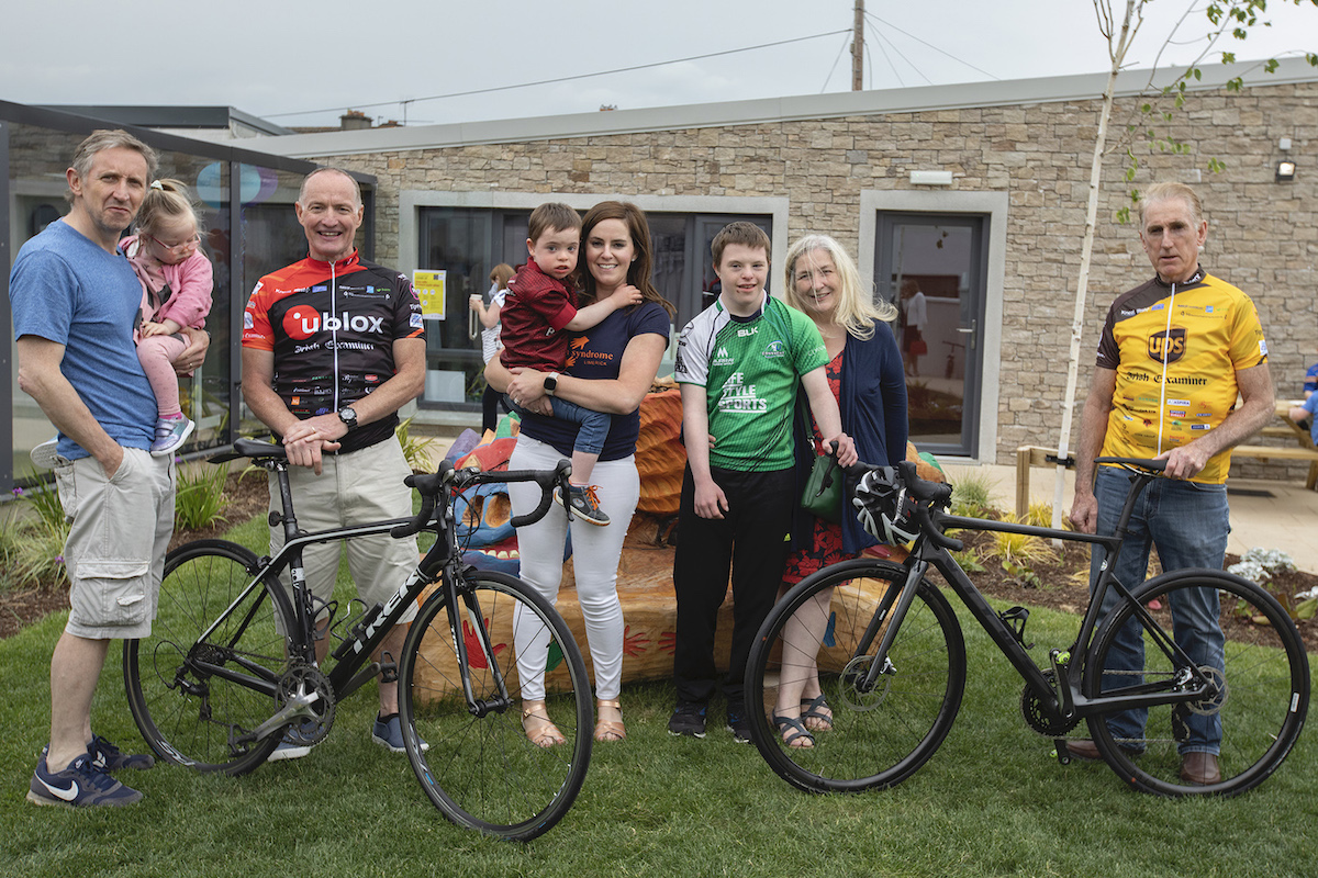 21st Annual Tour de Munster launch - Pictured are Barry and Fia Rogers, Paul Sheridan Tour de Munster Founder, Charlie Tuffy, Ellen Tuffy Chairperson DSI Limerick, Rory Winship, Therese Winship and Cycling legend Sean Kelly.