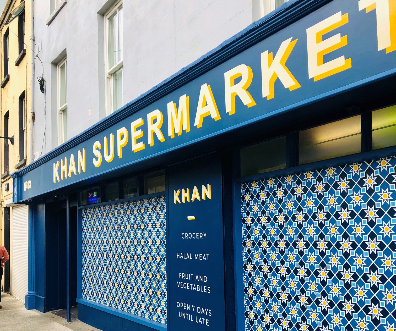 Khan Supermarket receives a remarkable makeover by the outstanding decorating company J. Hodkinson and Sons. Picture: Deirdre Power