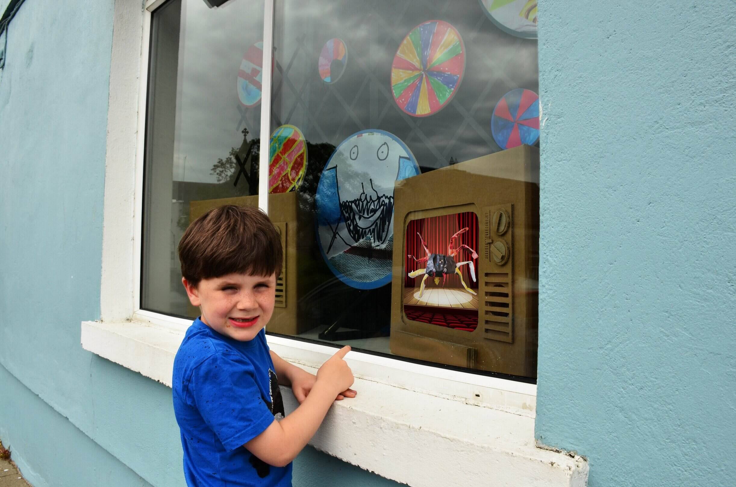 The exhibition showcases animations and mechanised artwork produced by 49 children from across the country
