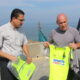 Simon Baker and Mr Ahmed Mousa (pictured above) want to create interaction between students, teachers and donors.