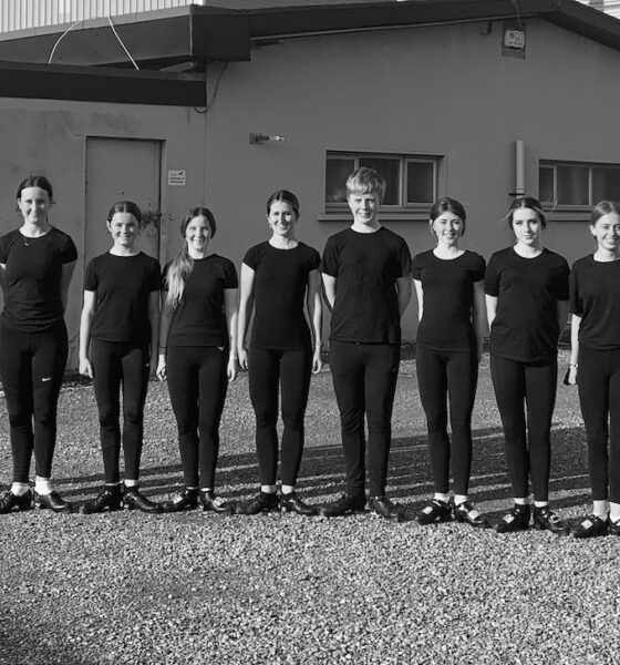 Cuimhnigh ar Sarsfield - Students from Scoil Uí Ruairc (O’Rourke School of Irish Dance) rehearse at Thomond Park for their upcoming performance at the premiere of Cuimhnigh ar Sarsfield: The Wild Geese Suite