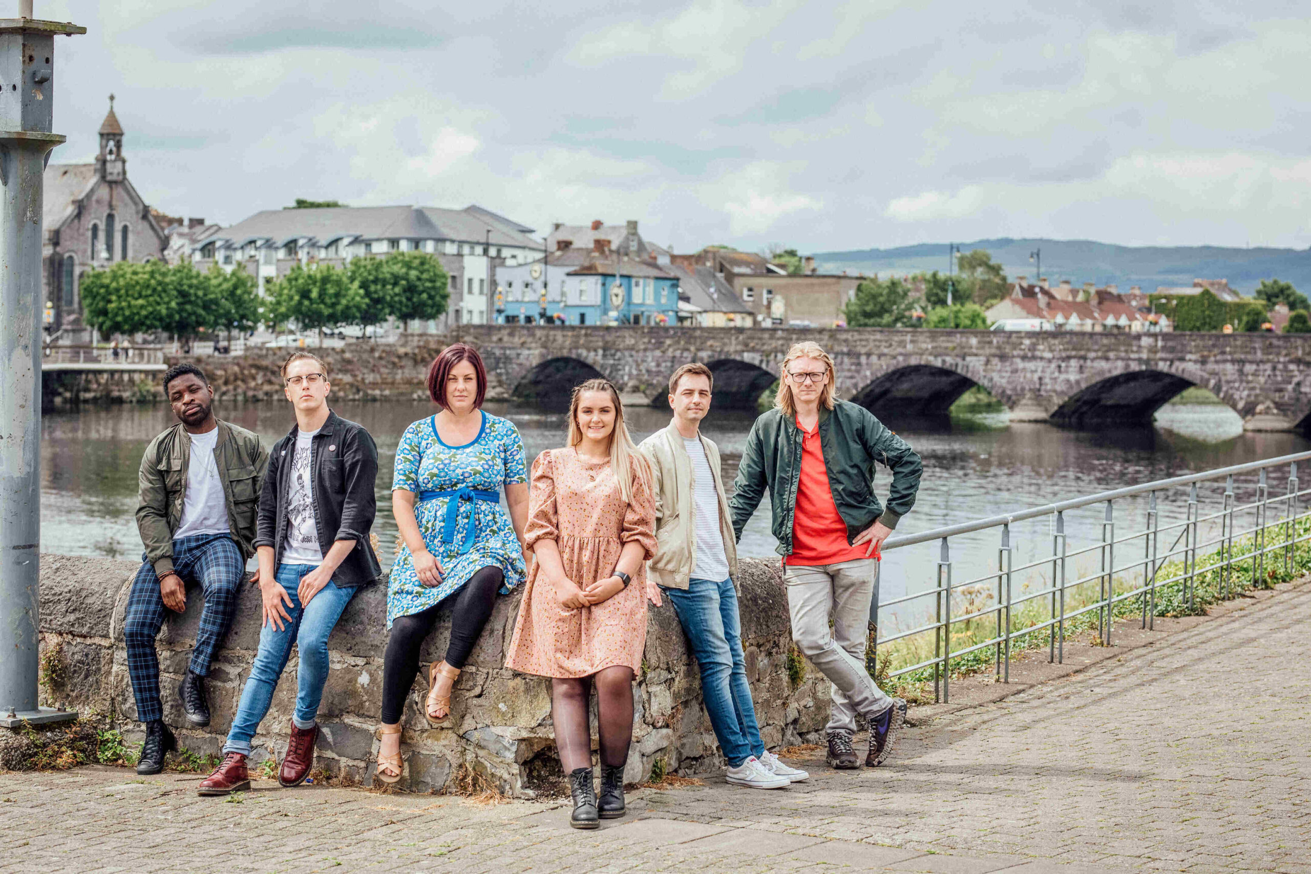 ENGINE Short Film Scheme Winners Derek Ugochukwu, Greg Burrows, Miriam Garcia Mortell, Rachel McGill, Mark Keane and Ronan Cassidy pictured above. Picture: Brian Arthur.