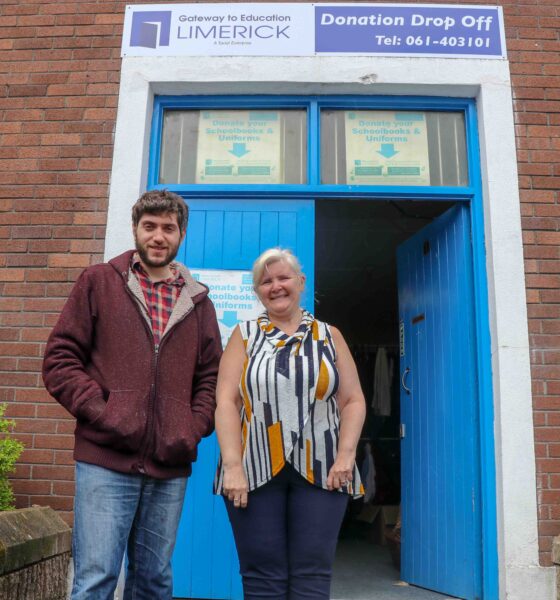 GTEL Go Do it project - Pictured at Gateway to Education Limerick are William Richardson, Office Administrator and Suzanne Roche, Founder. Picture: Richard Lynch/ilovelimerick