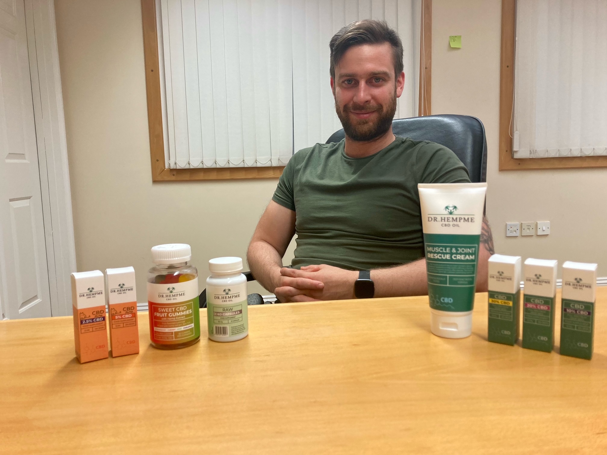 Limerick CBD Oil Supplements – Dr Hemp Me is the business taking Ireland by storm with their incredible range of beneficial CBD supplements. Pictured above is Brian Cusack, founder of Dr. Hemp Me
