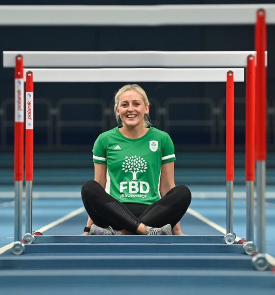 Hurdler Sarah Lavin