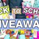 back to school giveaway