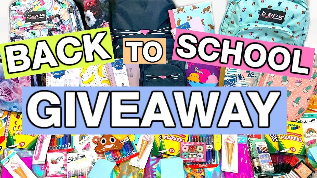 back to school giveaway