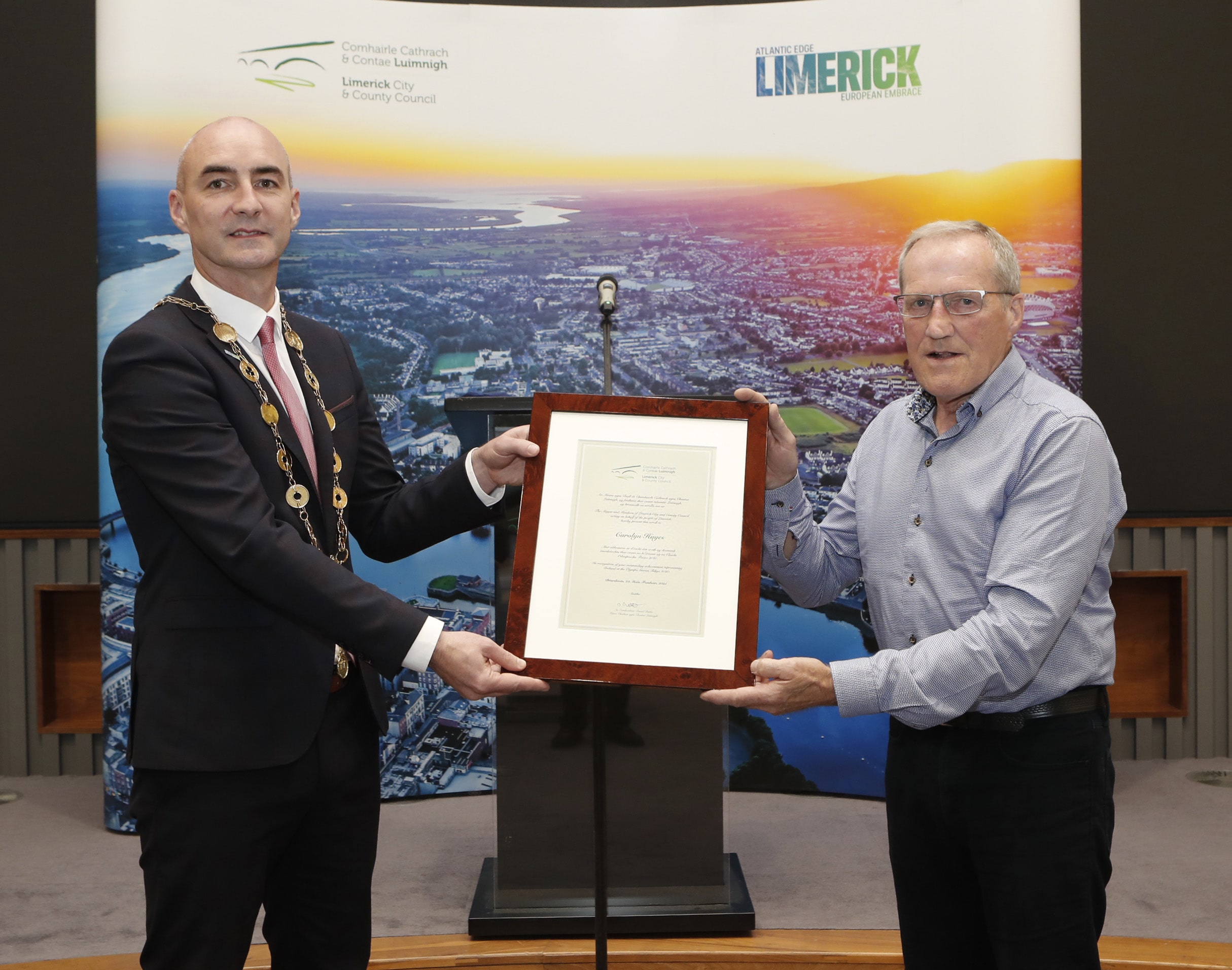 Mayor Honours Limerick Olympians