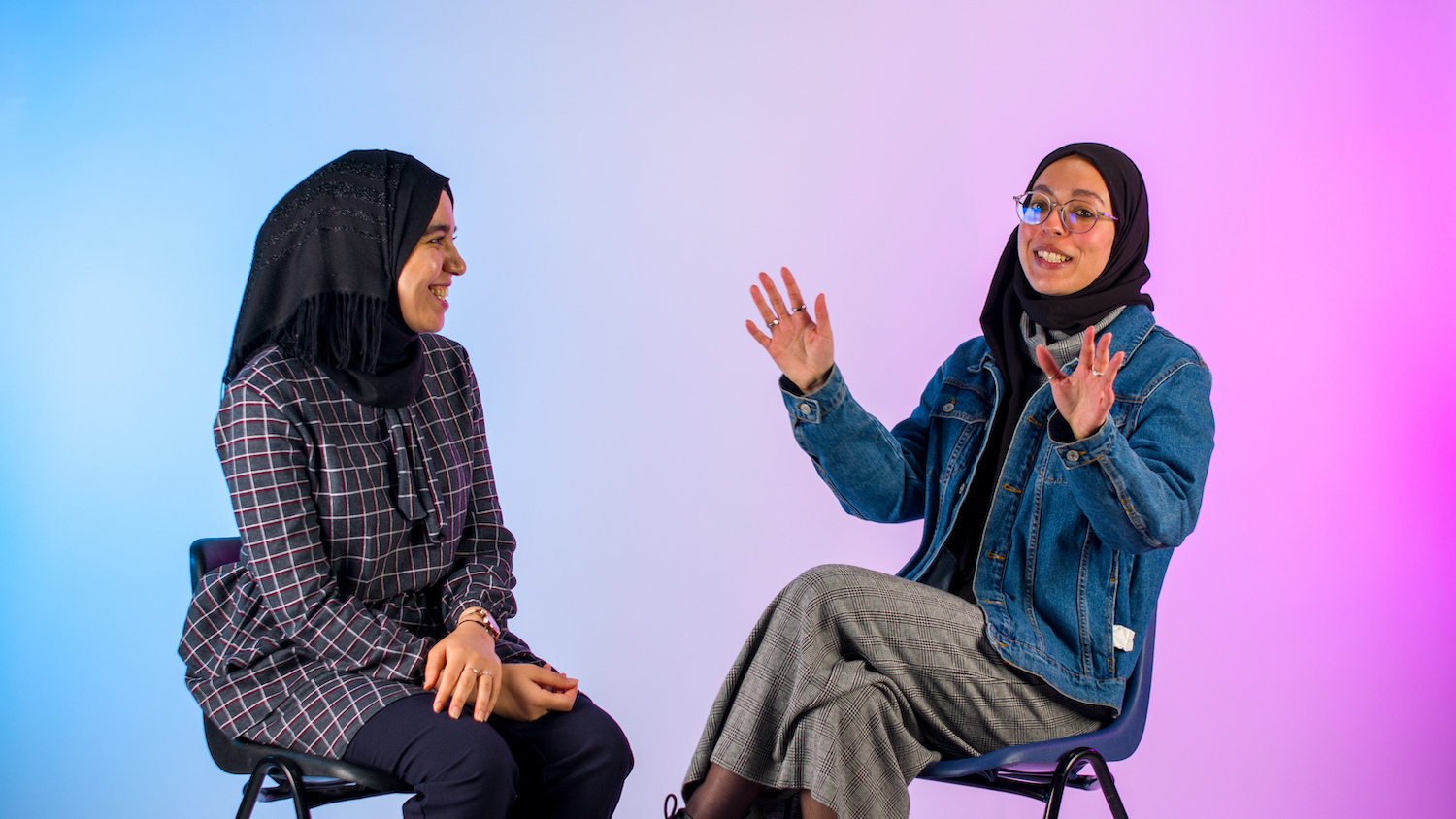 Gorm Media This is Them Pictured above are Aicha Daoudi; Massilia Ait Ali Slimane
