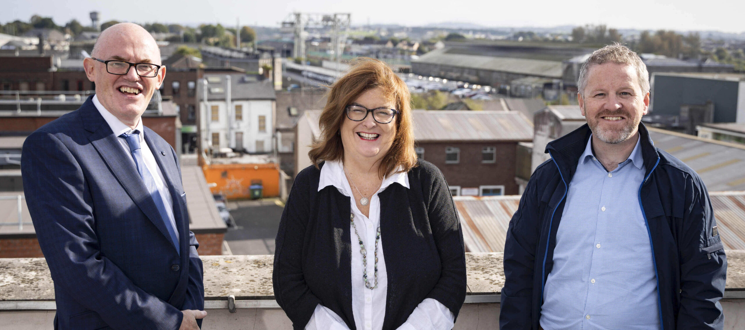 OSCAR winner John McDonnell will elad the new programme - Pictured above are Paul Patton, Director of Further Education and Training, Limerick and Clare Education and Training Board, Eimear Brophy, Limerick and Clare Education and Training Board and Paul C. Ryan, Regional Film Manager at Film in Limerick. Picture: Don Moloney