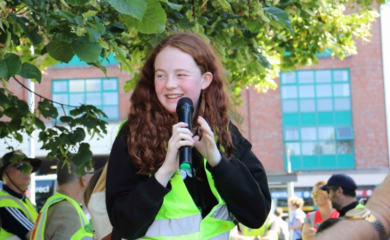Saoirse Exton Rise Global Scholarship - Gaelcholáiste Luimnigh student Saoirse Exton has been fighting for climate action since 2019 when she launched Fridays for Future Limerick.