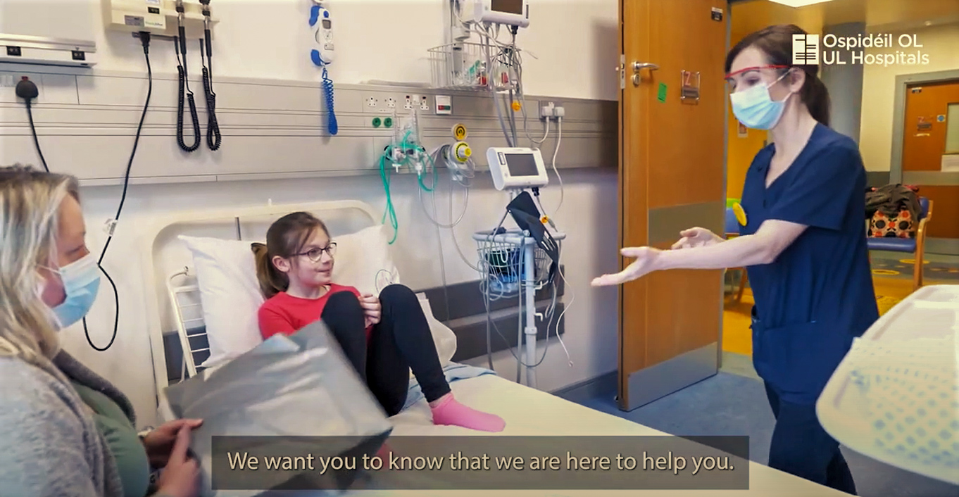HL Childrens Ark virtual tour - The video is an informative, accessible guide to each stage of the process for children attending UHL for an operation