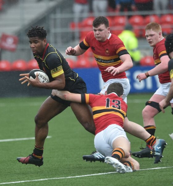 Daniel Okeke plays for Shannon RFC and hopes to one day play for Munster and Ireland at a pro-level