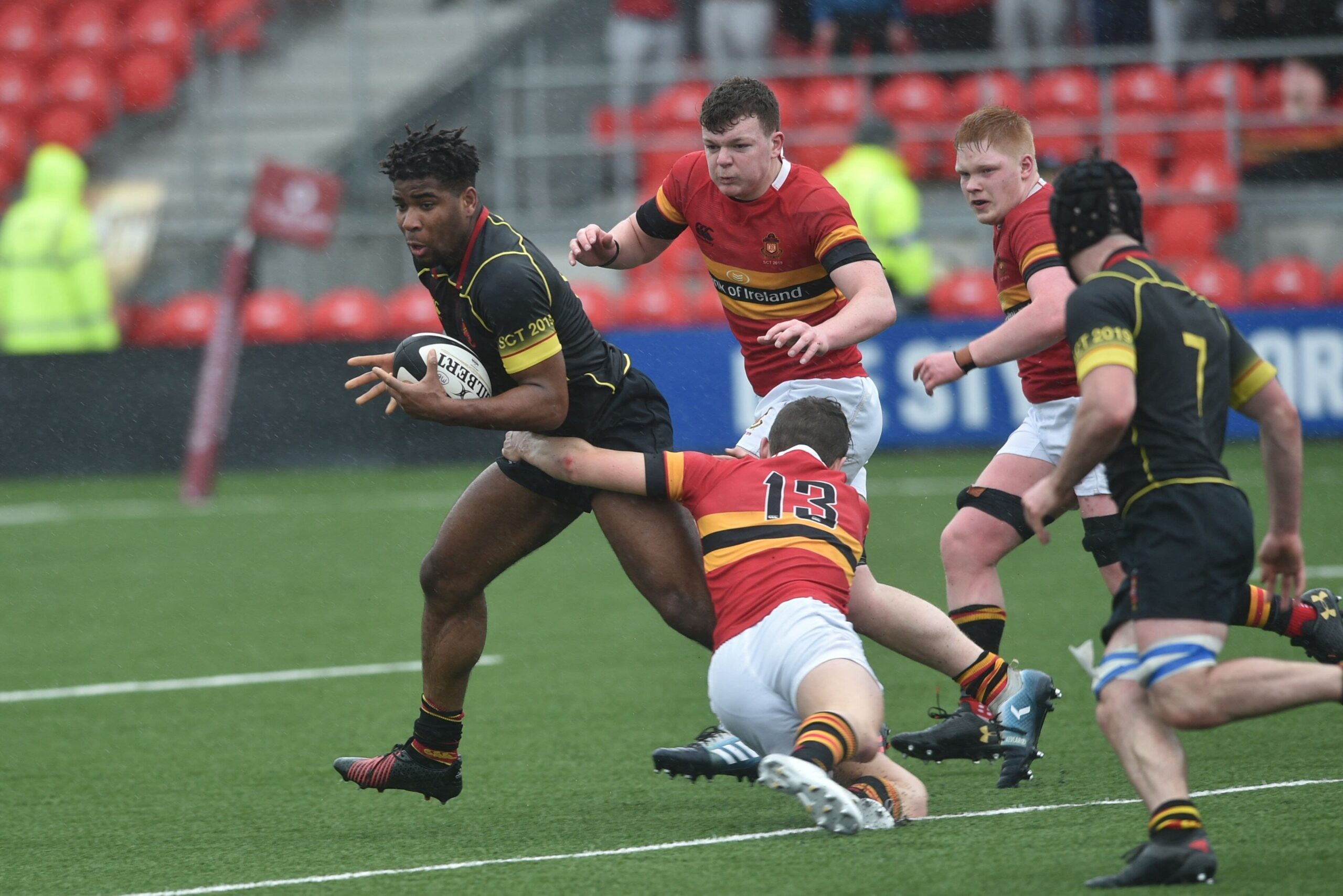 Daniel Okeke plays for Shannon RFC and hopes to one day play for Munster and Ireland at a pro-level