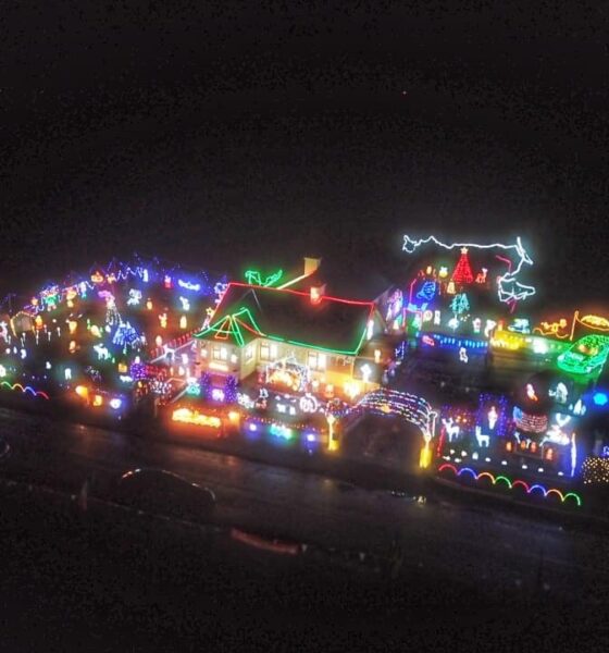 Hayes Family Christmas Lights will be switched on and available for the public to view from Saturday, November 6