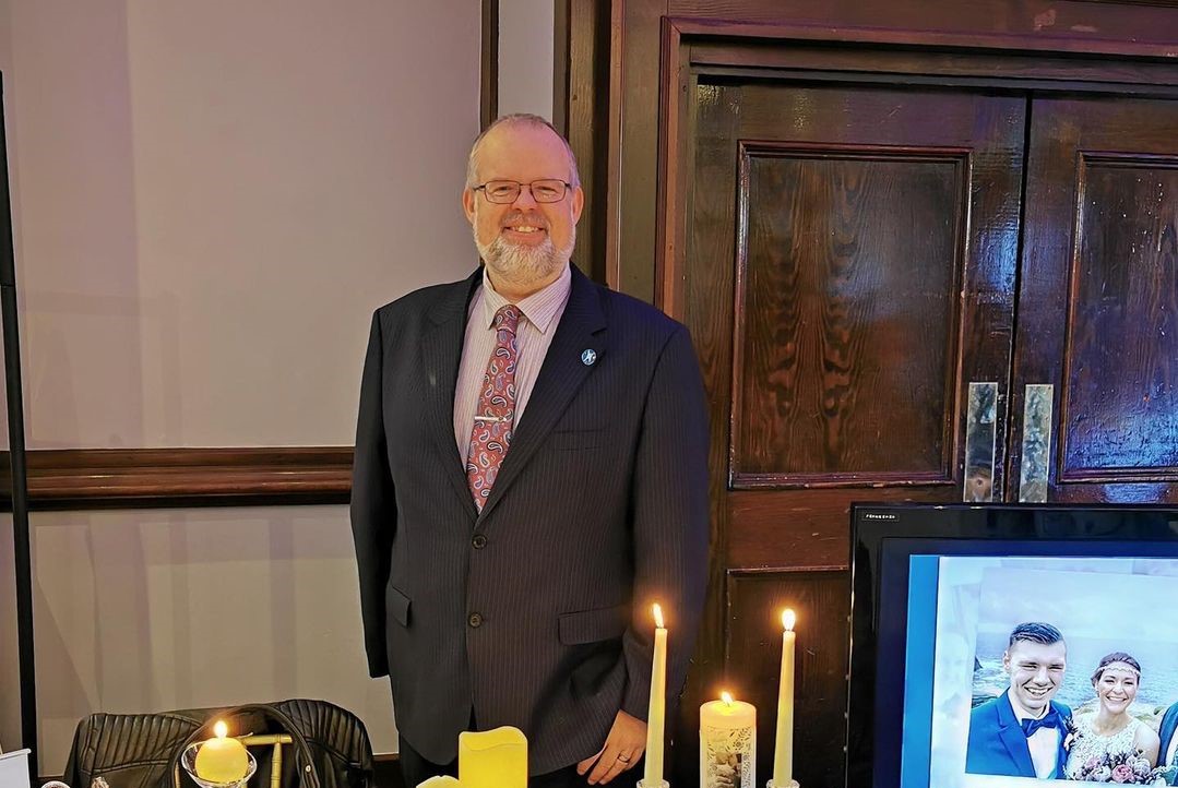 Pat Clarke Browne is a Humanist Celebrant who has done 300 wedding ceremonies to date. He won Brides of Limerick Wedding Celebrant of the Year in 2019