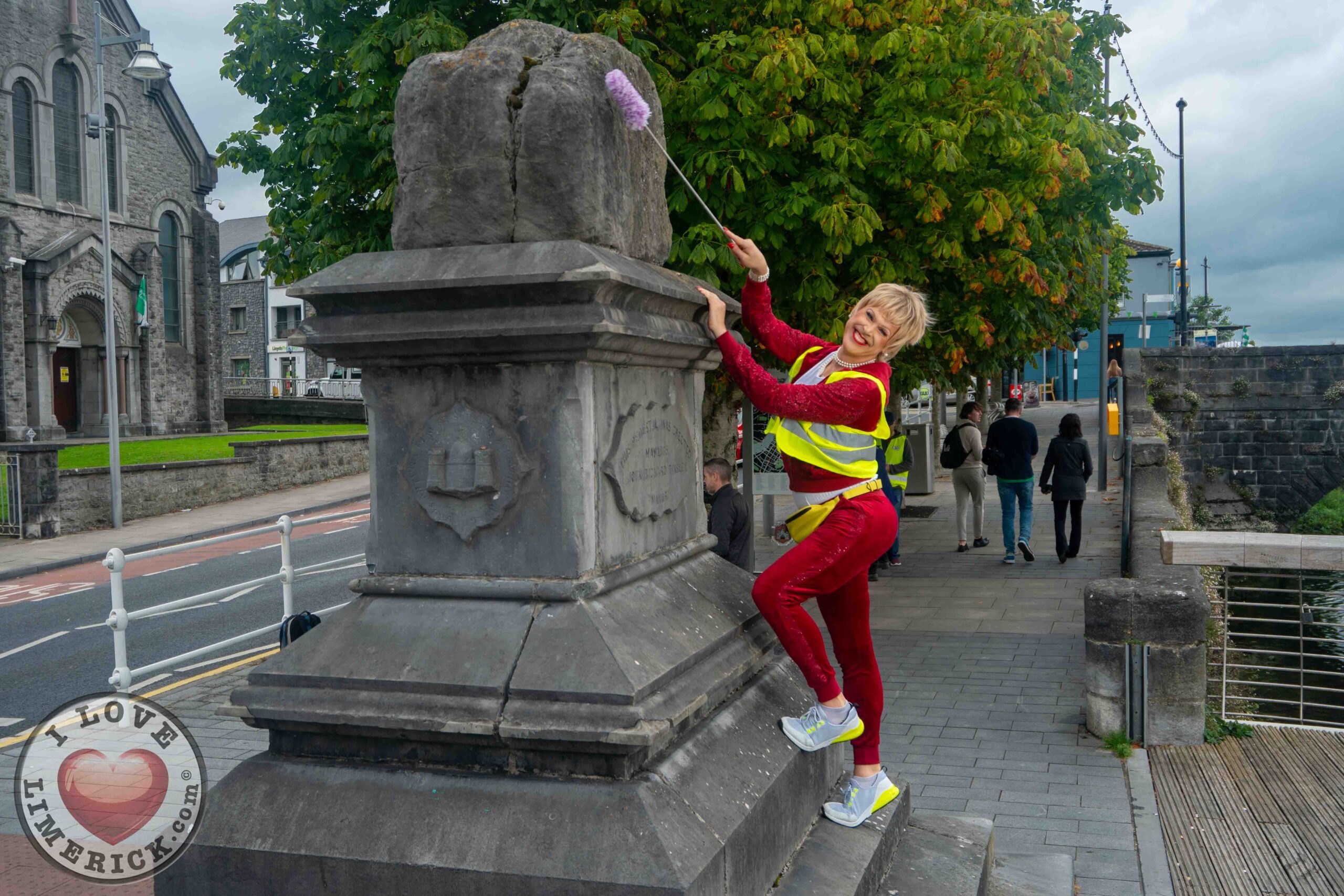 Shannon Banks stars Richard Lynch as titular character Shannon, a 57-year-old Limerick Tidy Towns volunteer with a sharp tongue and a great love for Limerick. Picture: Farhan Saaed/ilovelimerick