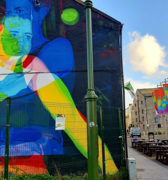 Signals from the River can be viewed on Nicholas St in Limerick City. Picture: Nigel Dugdale